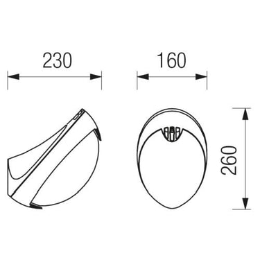 Airone Led 16X26Cm 9W 3000°K